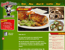 Tablet Screenshot of lucystaqueria.com